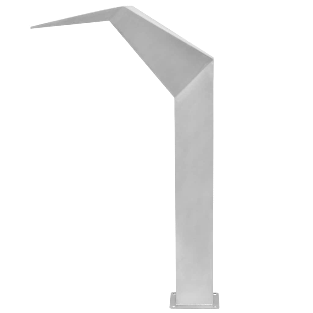 Ezüstszínű rozsdamentes acél medence-szökőkút 50 x 30 x 90 cm  