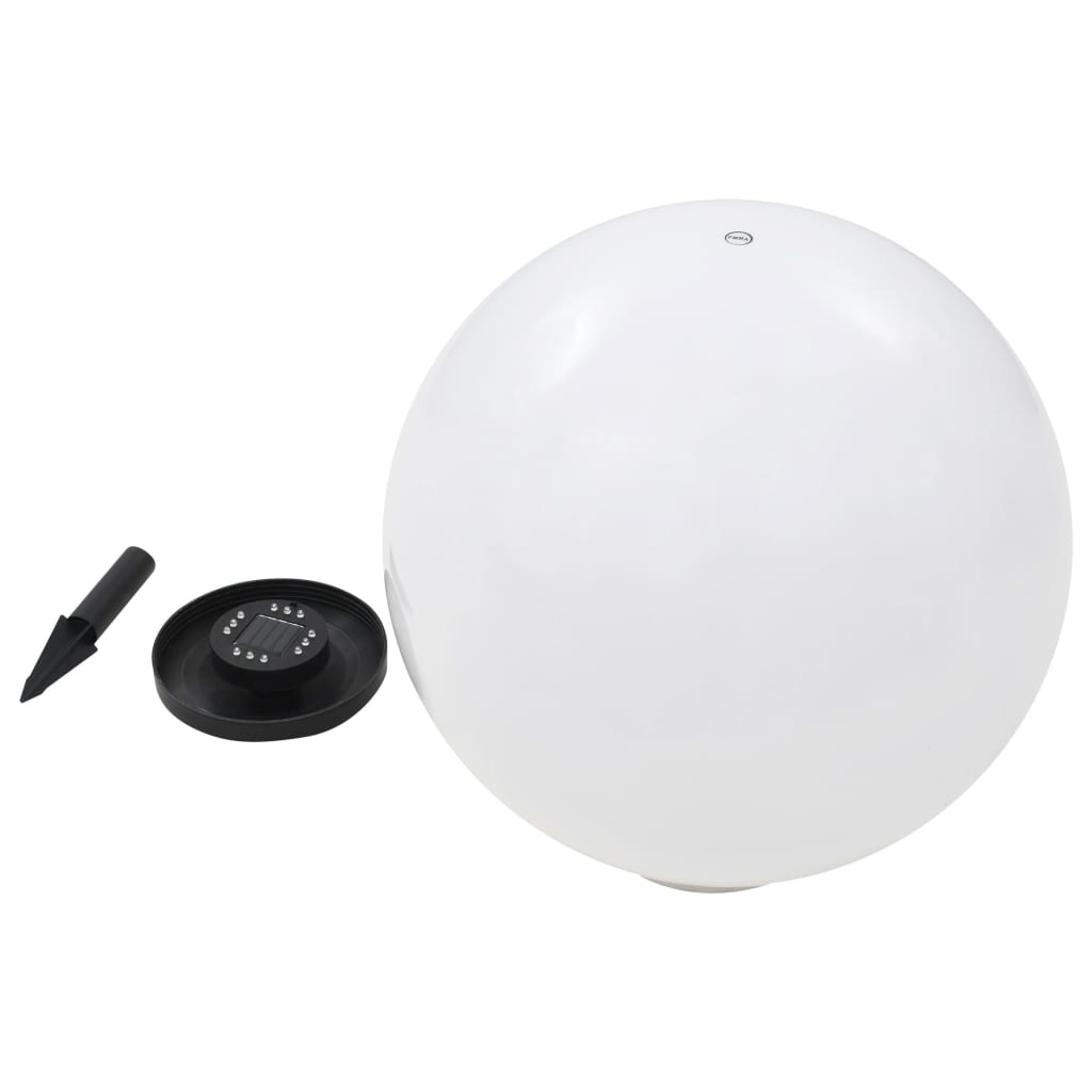 Napelemes kültéri LED gömblámpa, 50 cm RGB
