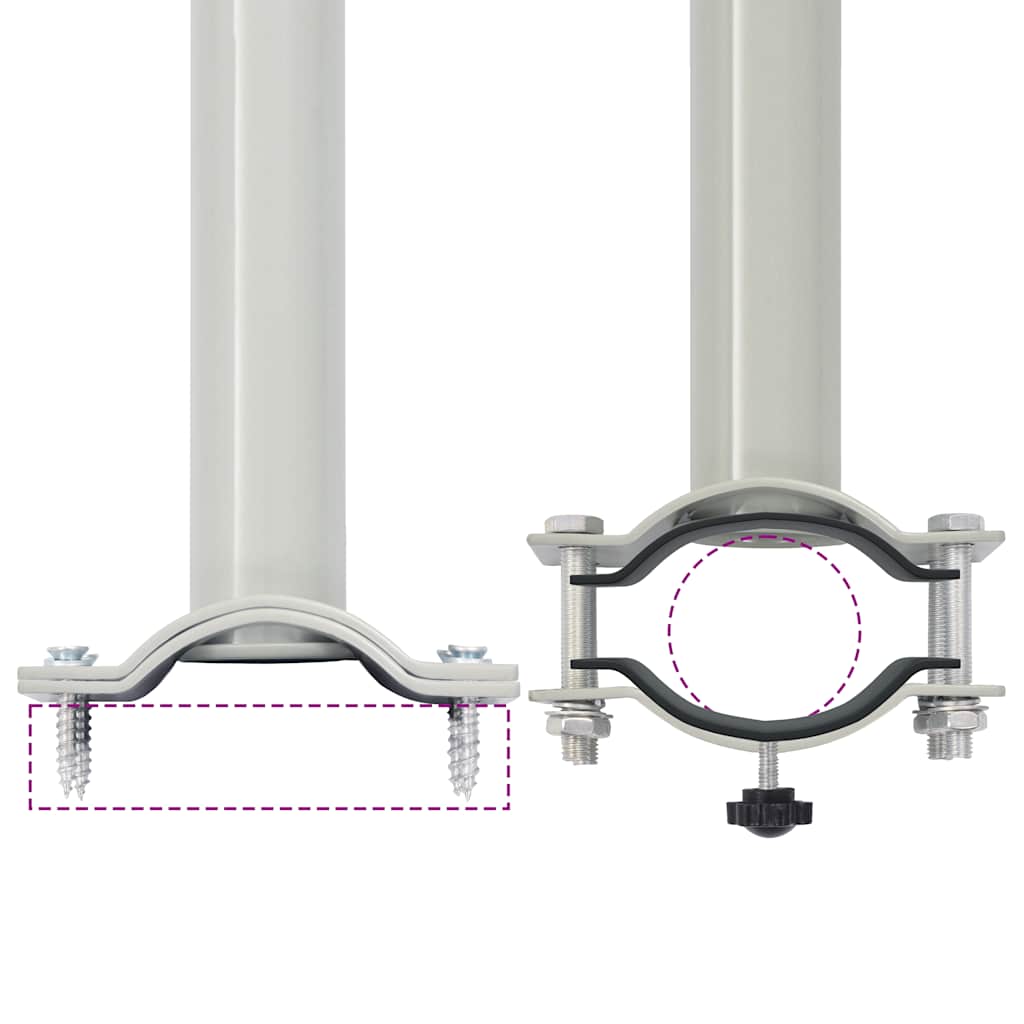 Krémszínű behúzható oldalsó terasz napellenző 120 x 300 cm