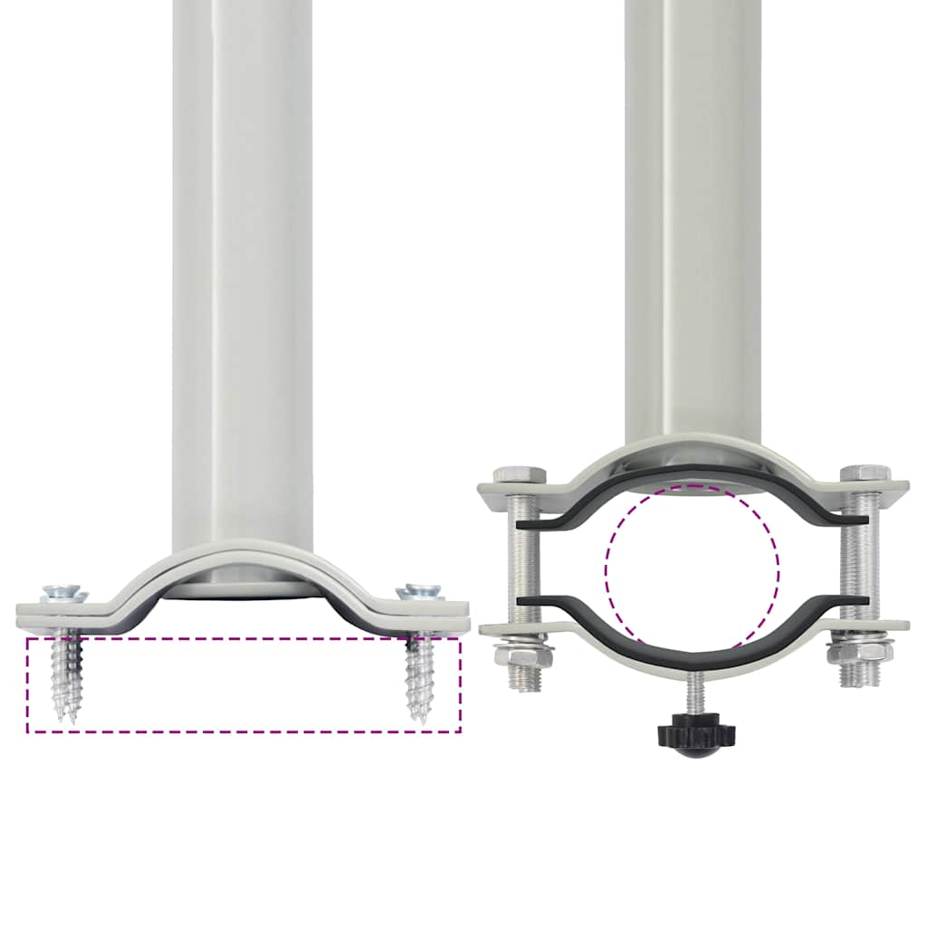 Krémszínű behúzható oldalsó terasz napellenző 140 x 300 cm