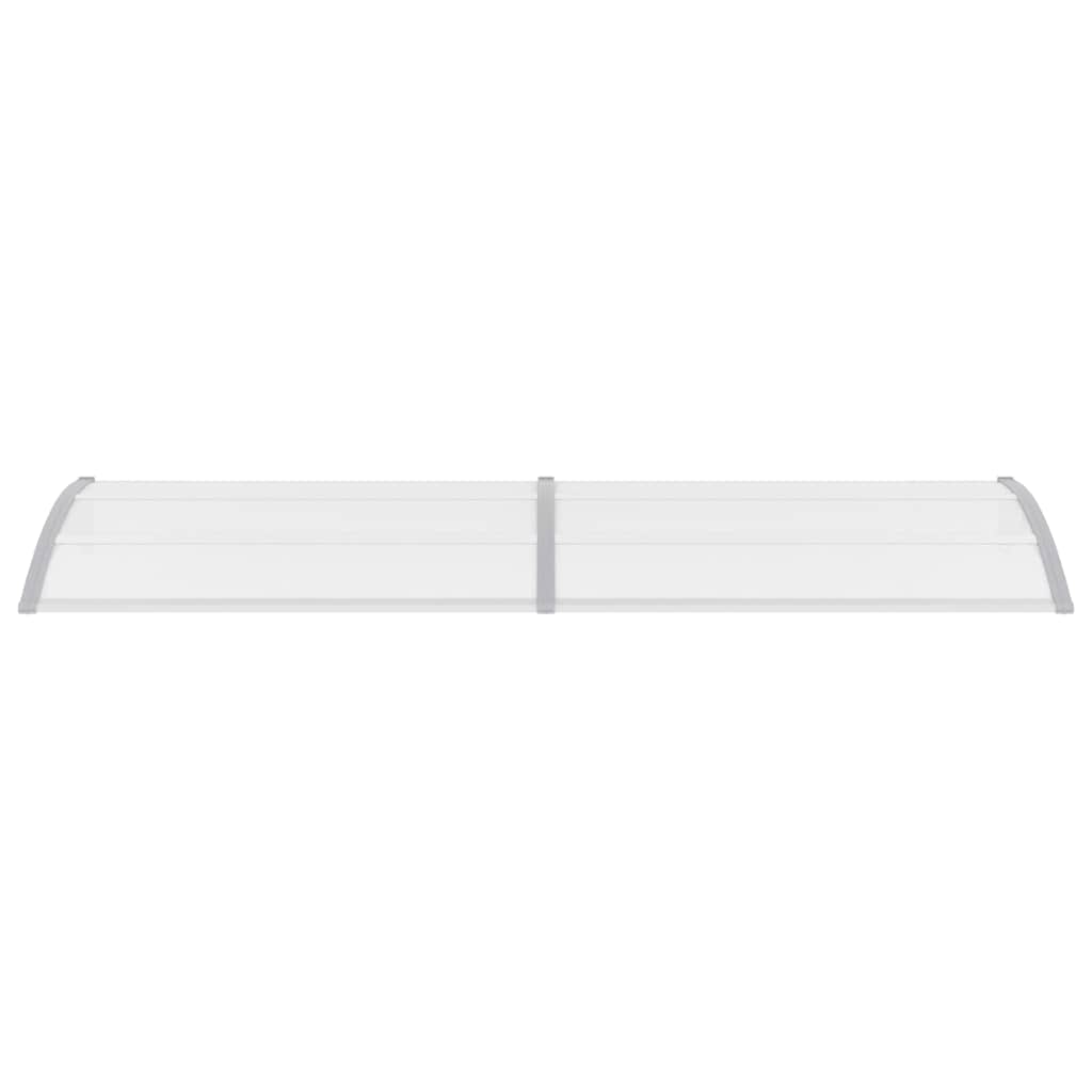 Szürke polikarbonát ajtóelőtető 300 x 100 cm