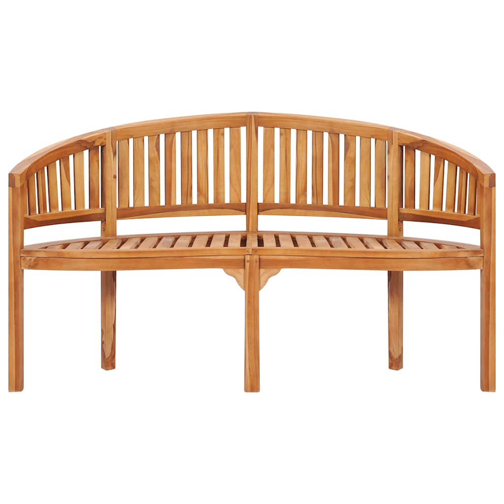 Tömör tíkfa banán alakú pad 151 cm