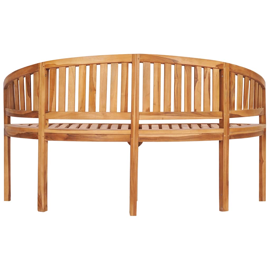 Tömör tíkfa banán alakú pad 151 cm