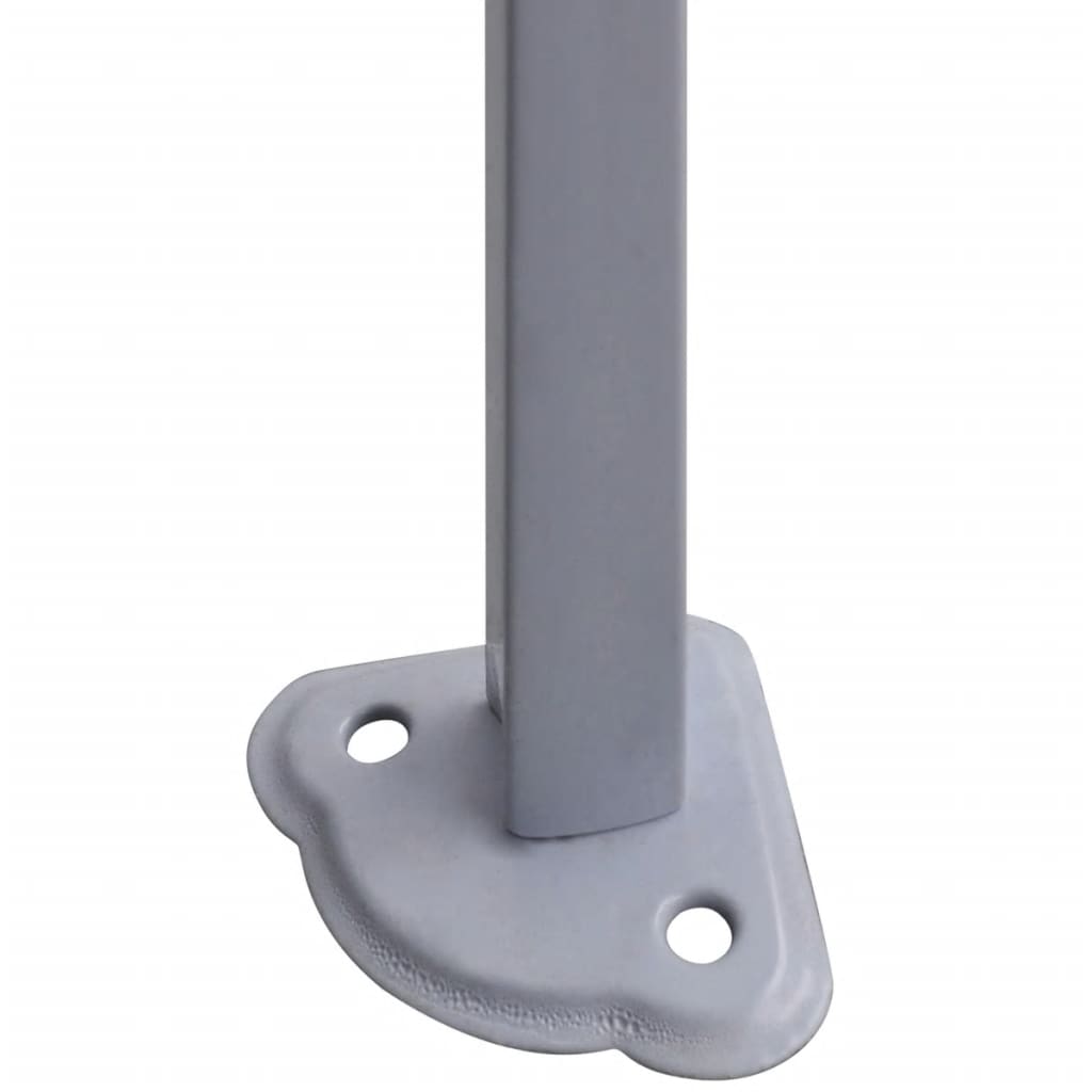 Kék acél összecsukható rendezvénysátor 2 oldalfallal 2 x 2 m