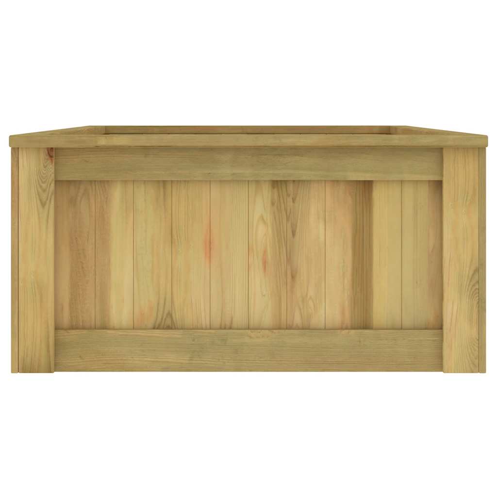 Impregnált fenyőfa magaságyás 196 x 100 x 50 cm