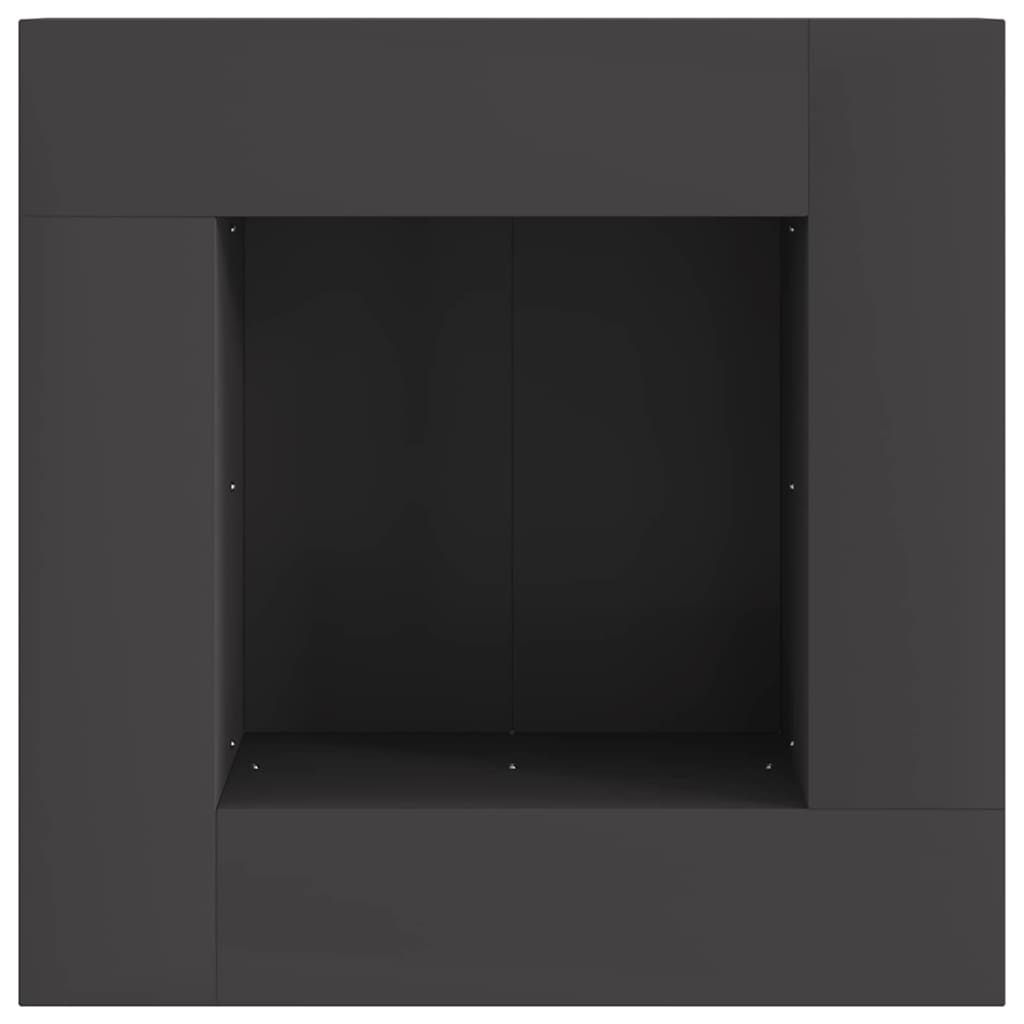Tűzrakó Fekete 60 x 60 x 30 cm Acél