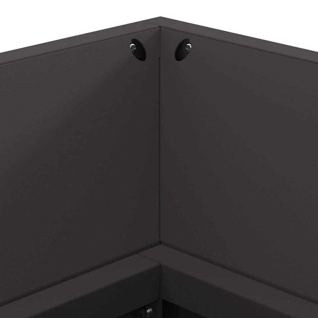 Tűzrakó Fekete 160 x 45 x 35 cm Acél