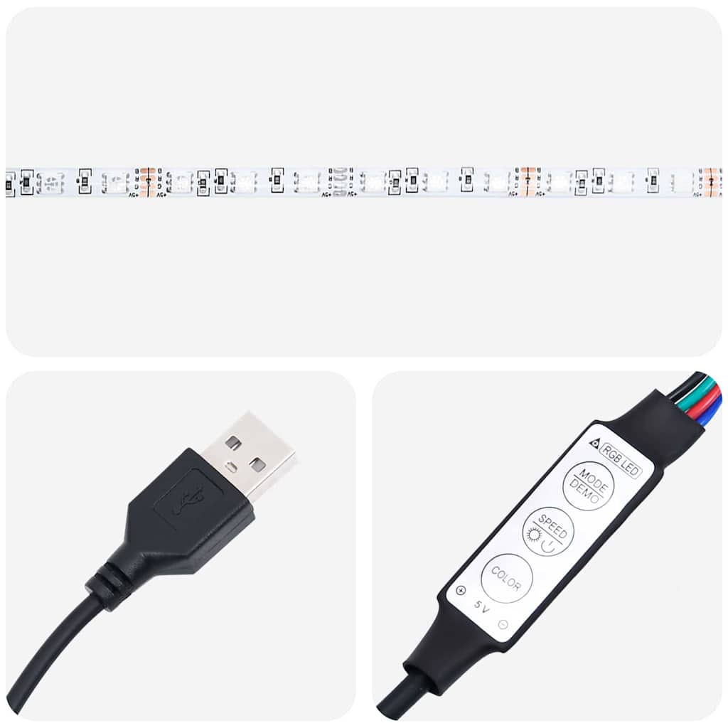 LED tálaló LED -es lámpákkal Öreg fa 60,5 x 37 x 67 cm Faanyag