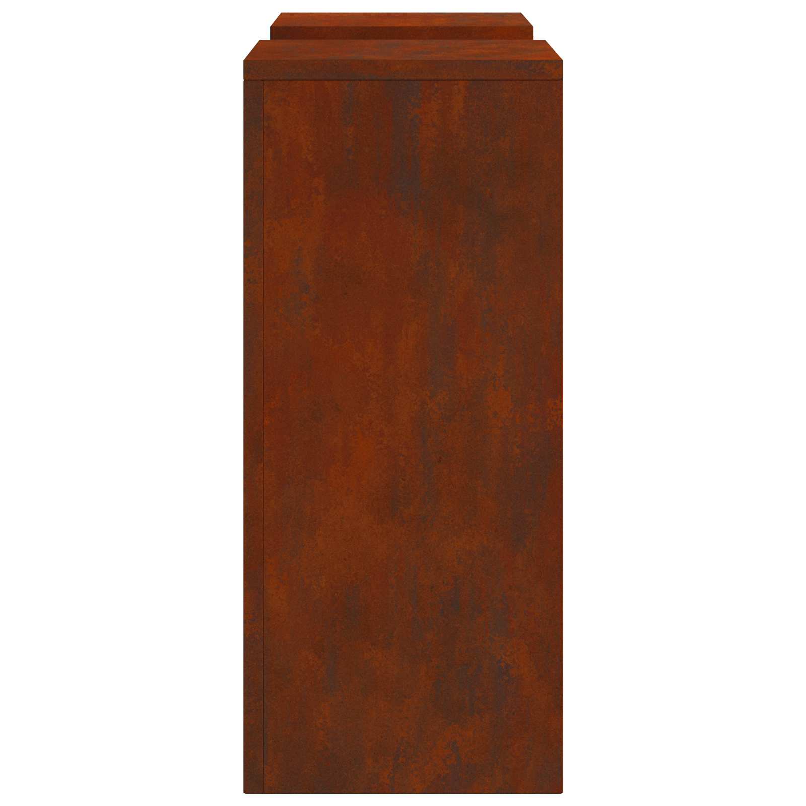 Növényállvány 2 pcs Rozsdás 24 x 24 x 55 cm Időjárásálló acél