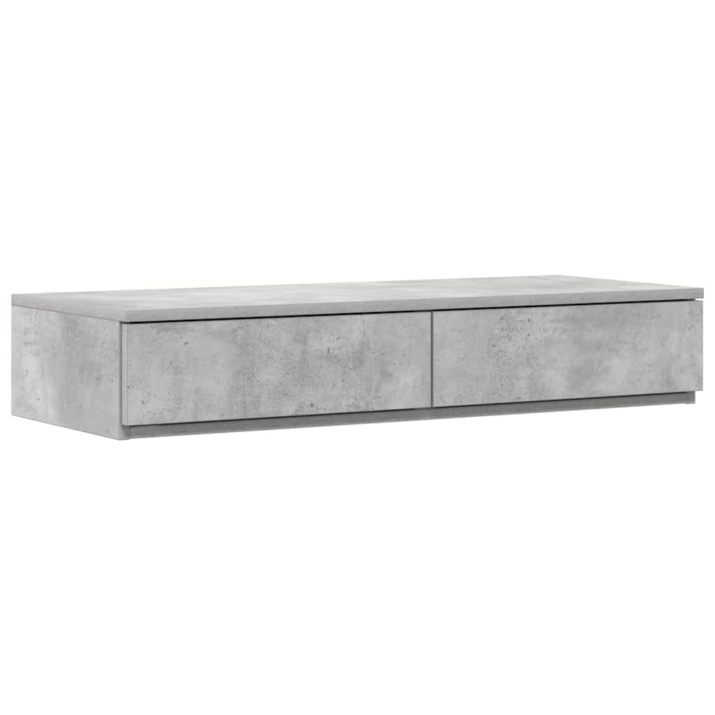 Ágyfiókok fiókkal Beton Szürke 100 x 36,5 x 16,5 cm Faanyag