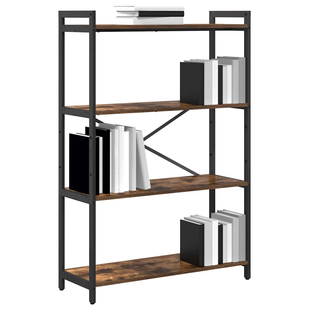 Könyvespolc Füstölt tölgy 80 x 30 x 120 cm Faanyag