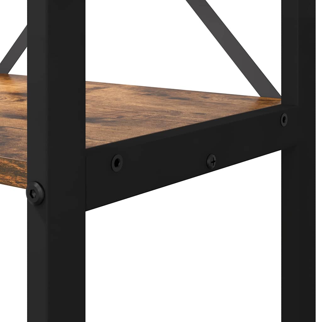 Könyvespolc Füstölt tölgy 80 x 30 x 120 cm Faanyag