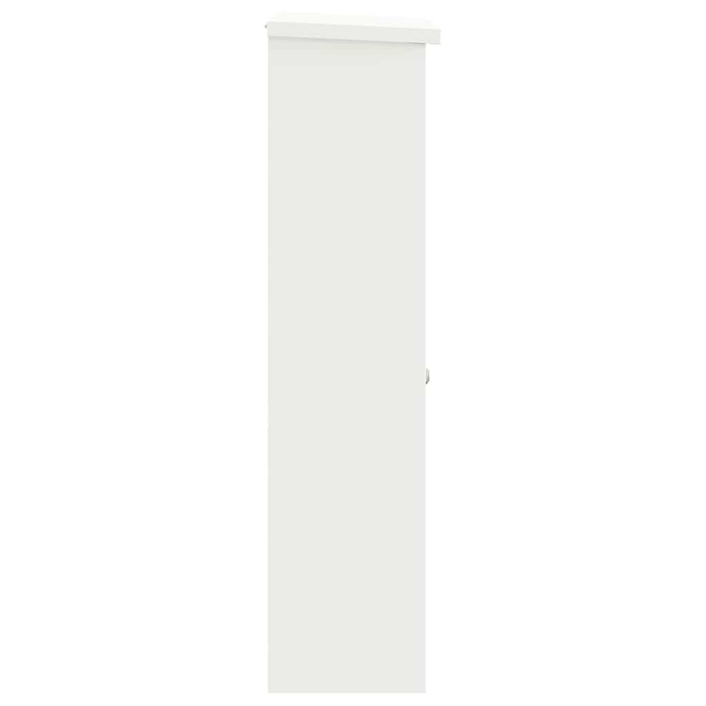 Csomagzáró doboz tárolóval Fehér 44,5 x 29 x 110,5 cm Acél