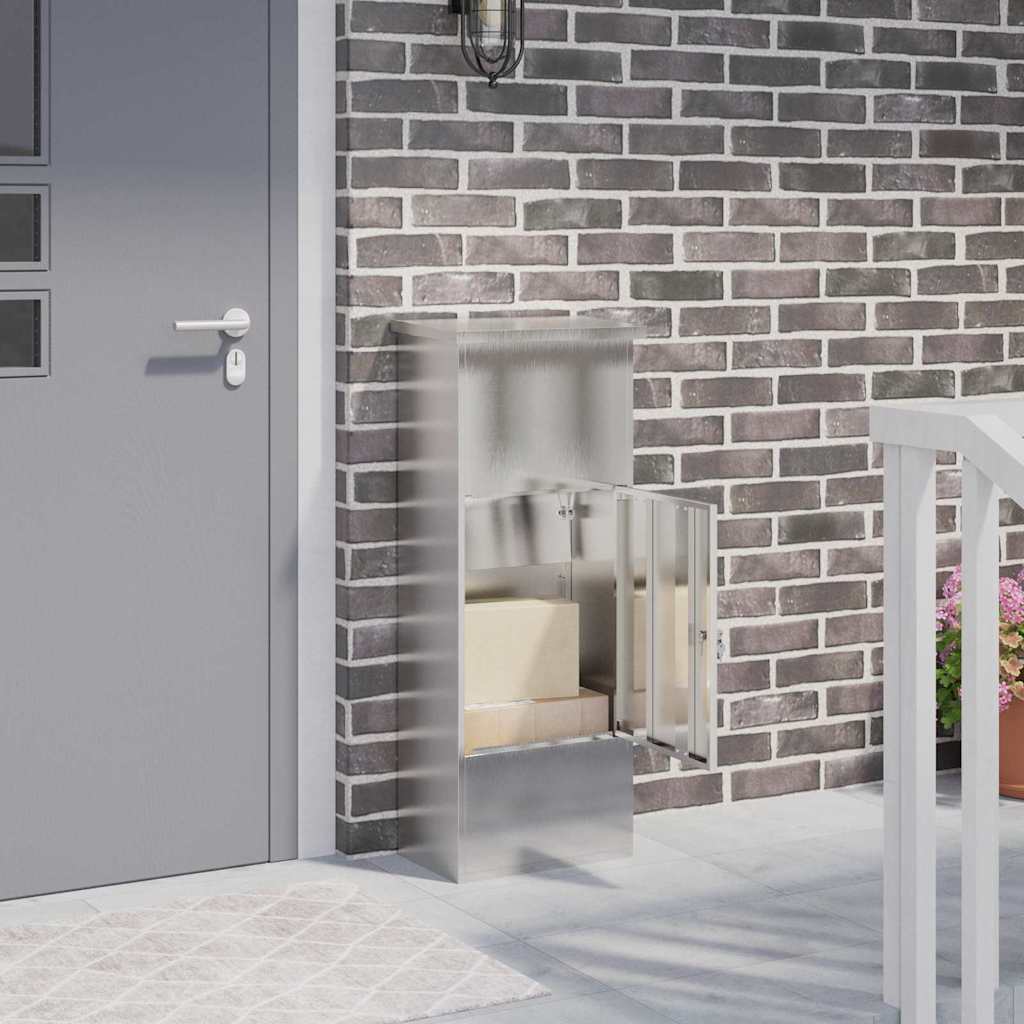 Csomagzáró doboz Ezüst 44,5 x 29 x 110,5 cm Rozsdamentes acél