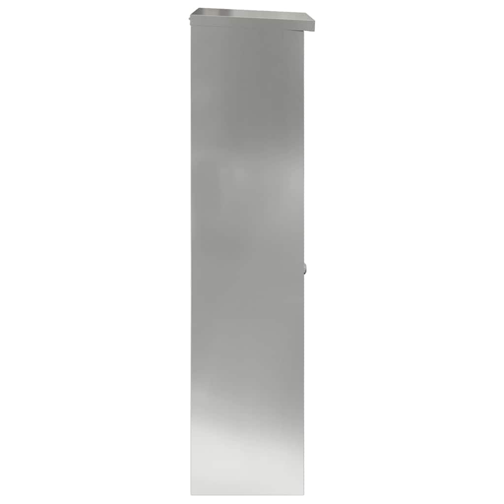 Csomagzáró doboz Fekete 44,5 x 29 x 110,5 cm Horganyzott acél
