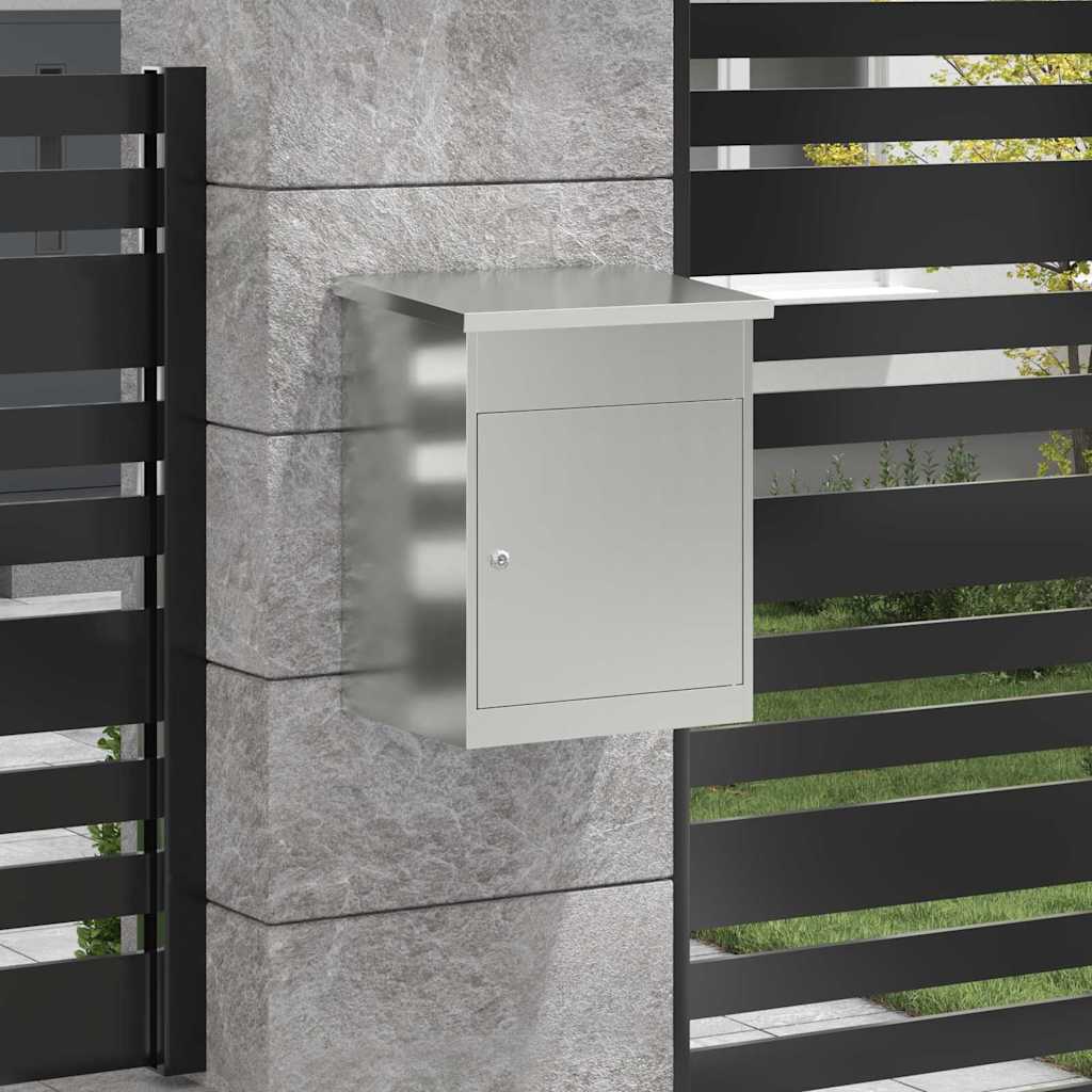 Csomagzáró doboz Fekete 47.5 x 38 x 59 cm Horganyzott acél