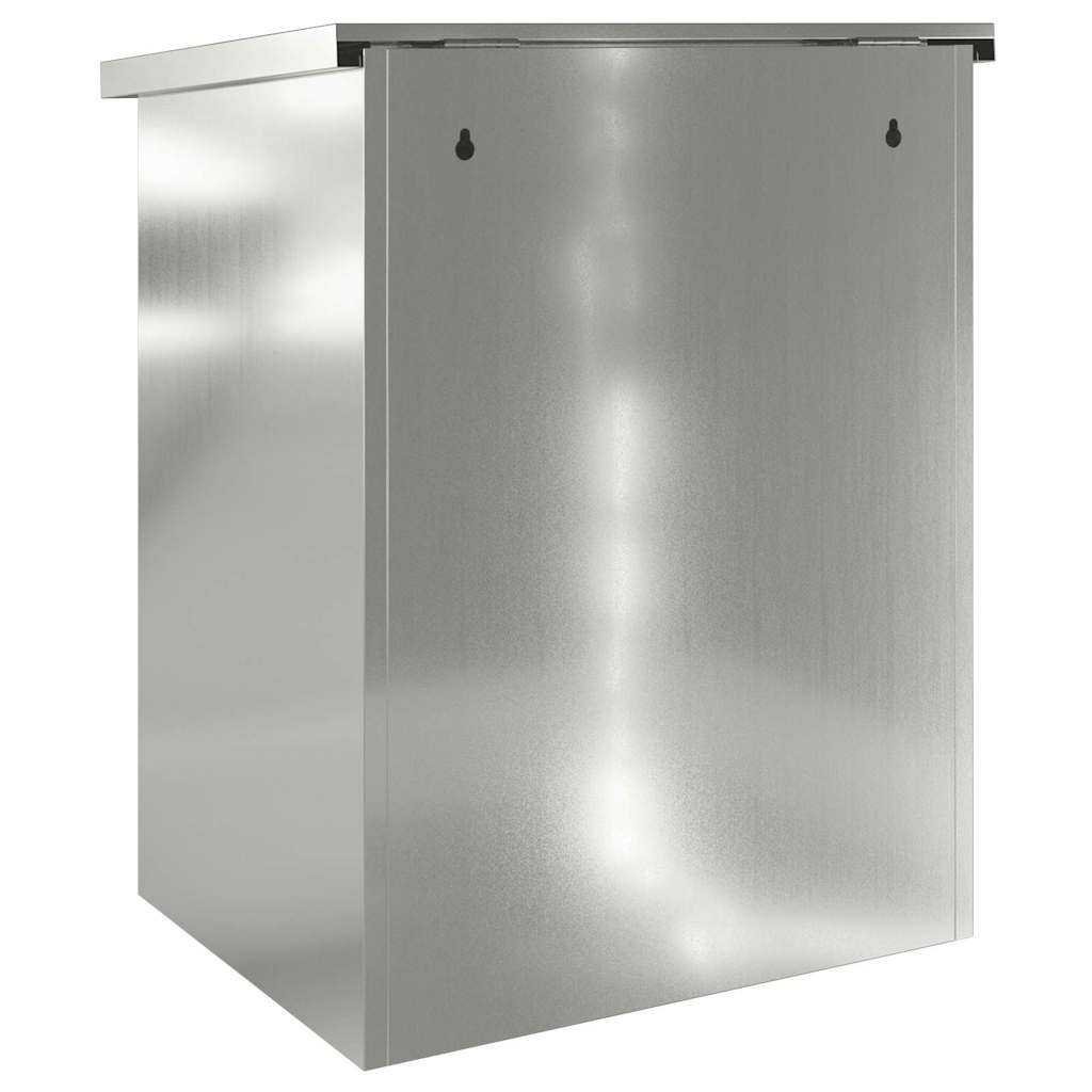 Csomagzáró doboz Fekete 47.5 x 38 x 59 cm Horganyzott acél