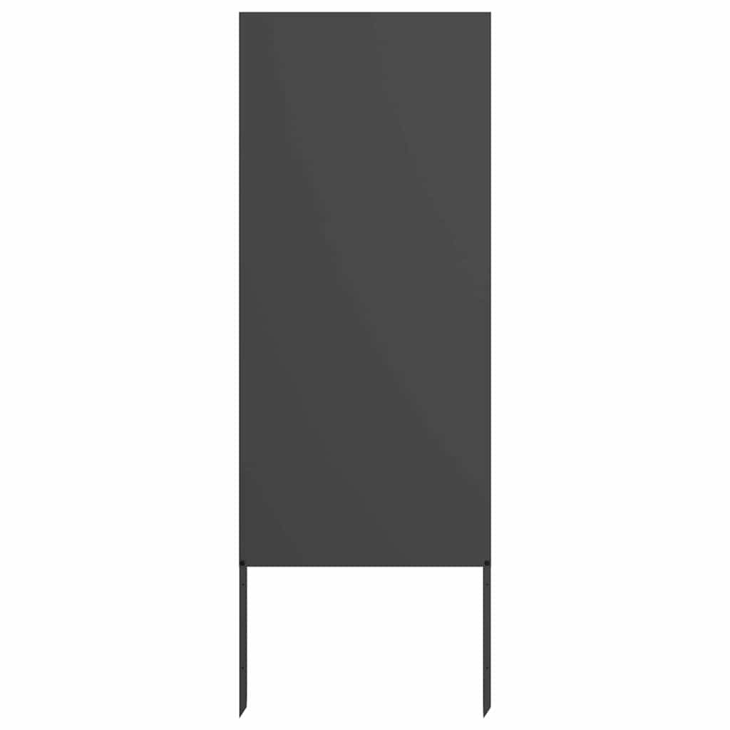 Kertvédő vászon Fekete 50 x 140 cm Hidegen hengerelt acél