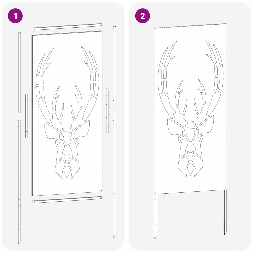 Kertvédő vászon Antracit 50 x 140 cm Hidegen hengerelt acél