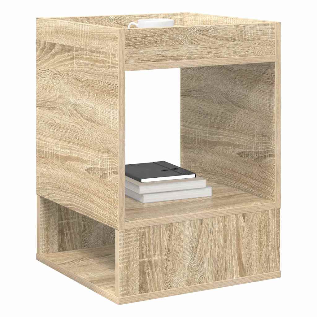 Végasztal 2 pcs Sonoma tölgy 40 x 40 x 56 cm Faanyag