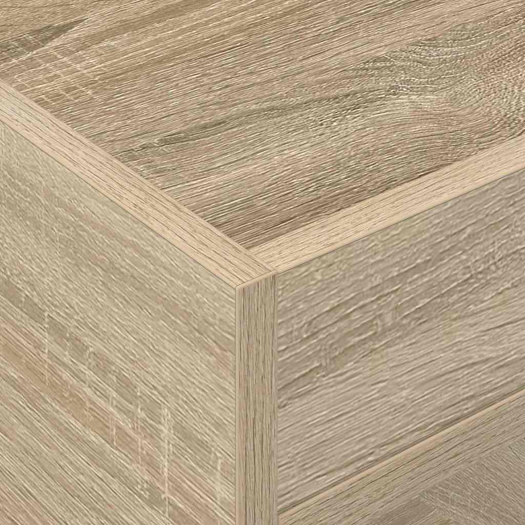 Végasztal 2 pcs Sonoma tölgy 40 x 40 x 56 cm Faanyag