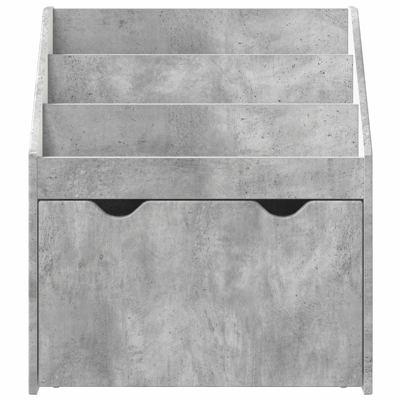 Gyerek Könyvespolc Beton Szürke 60 x 29,5 x 69 cm Faanyag