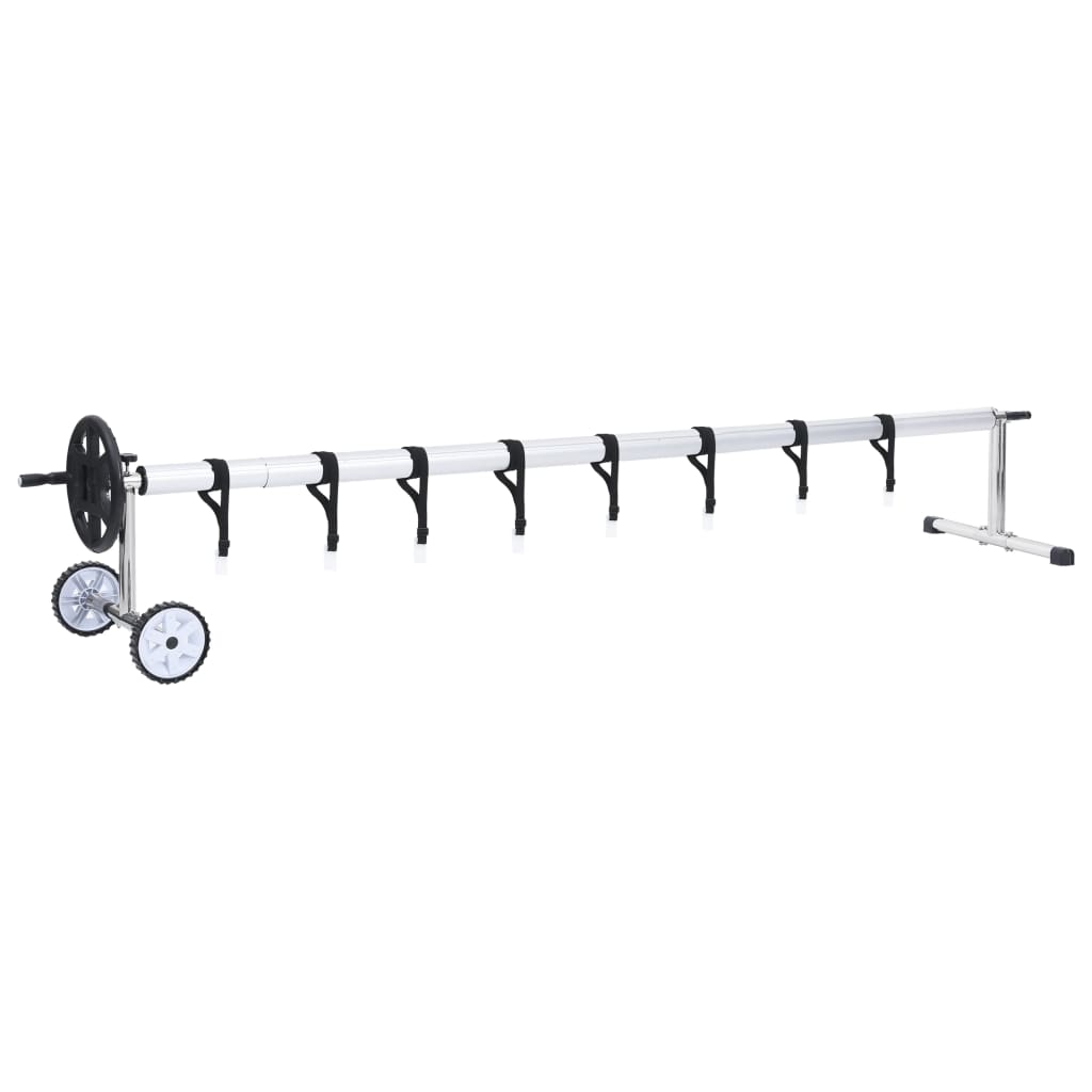 Rozsdamentes acél aljú medencefólia-tekerő