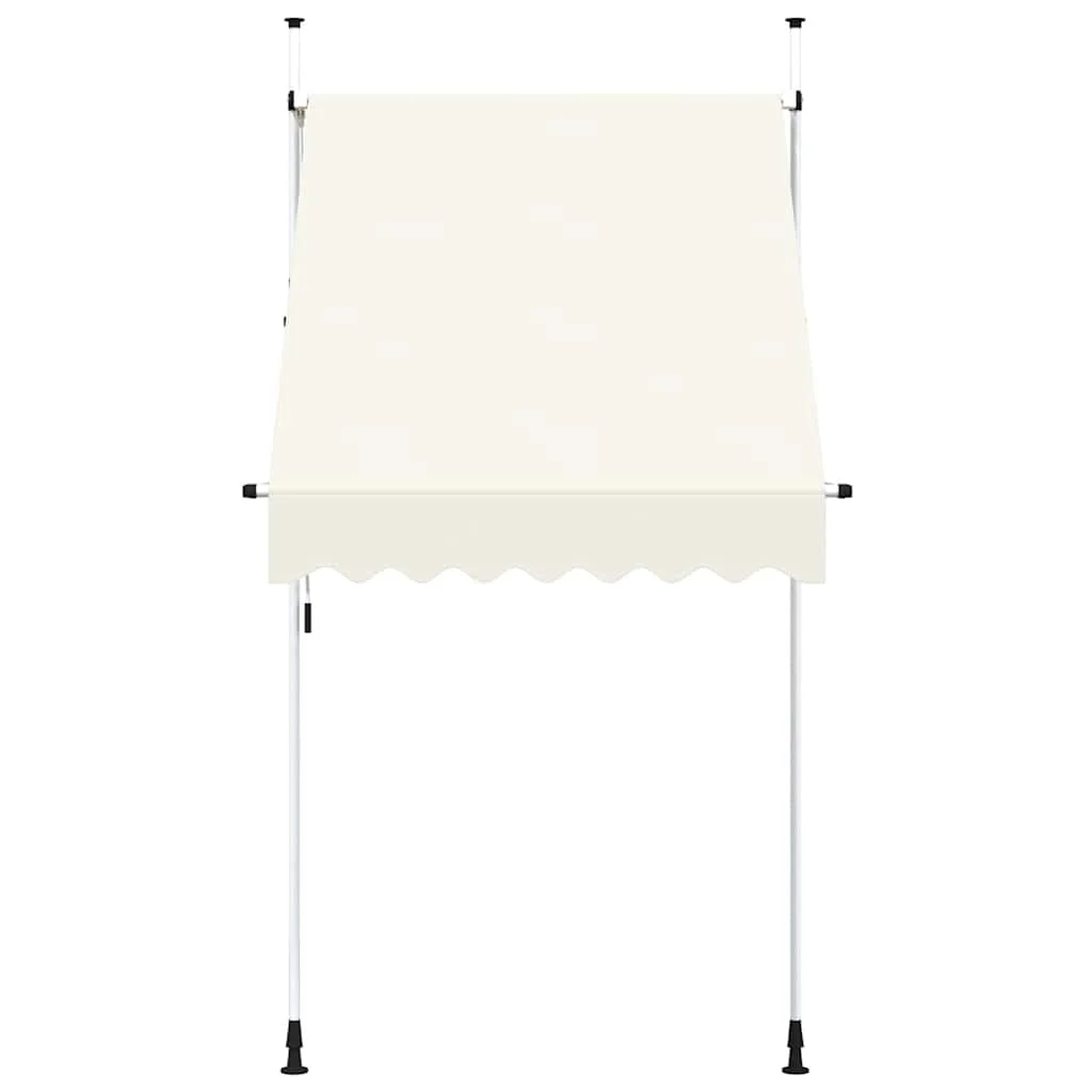 Kézzel feltekerhető napellenző krém, 150 cm