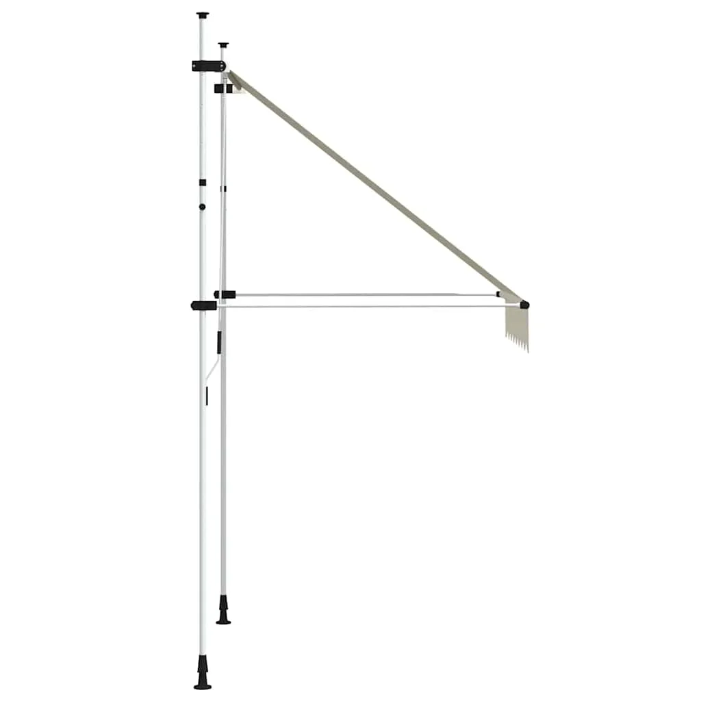 Kézzel feltekerhető napellenző krém, 150 cm