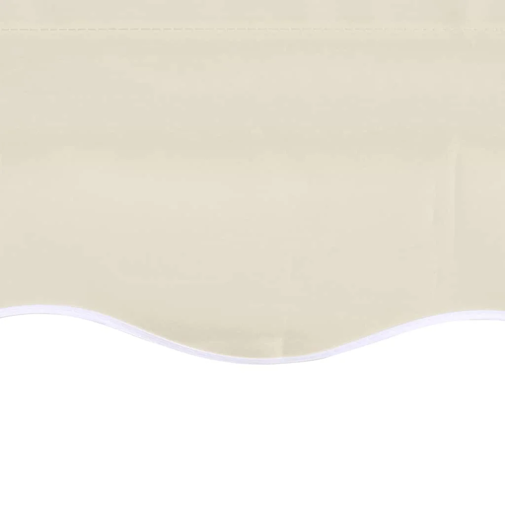 Krémszínű vászon napellenző tető 450 x 300 cm 