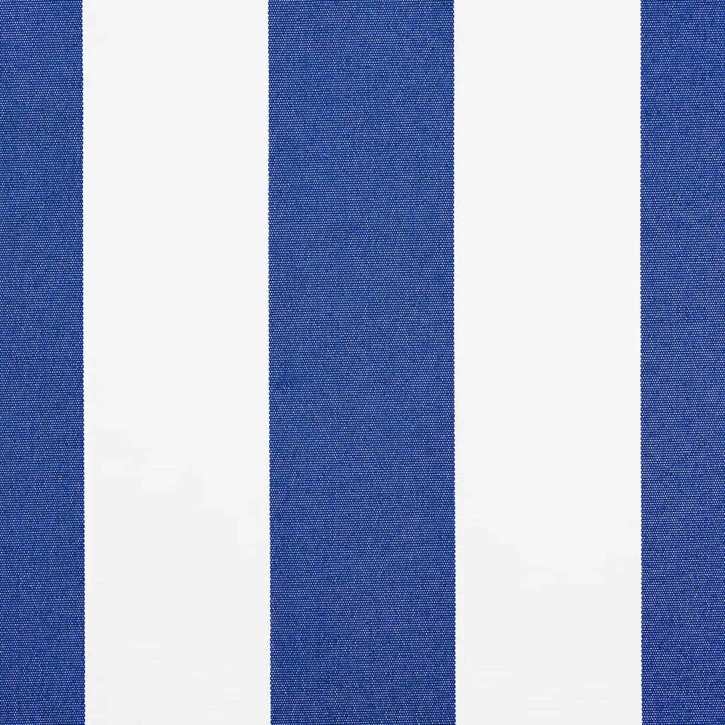 Behúzható napellenző Kék és Fehér 350 x 250 cm