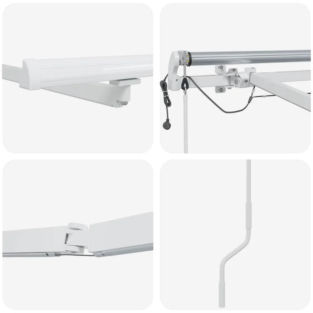 Napernyő keret Fehér 3 x 2,5 m Alumínium