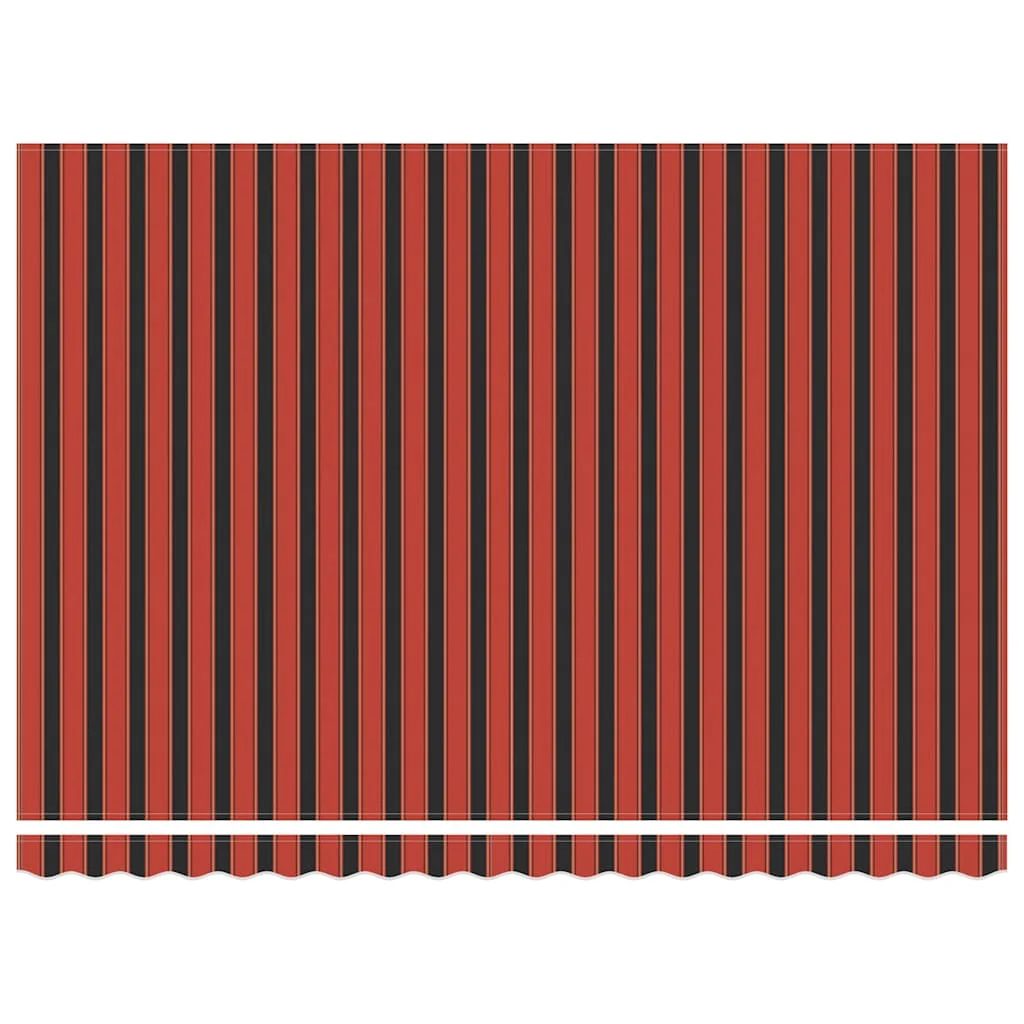 Narancssárga-barna automata behúzható napellenző 4,5 x 3 m