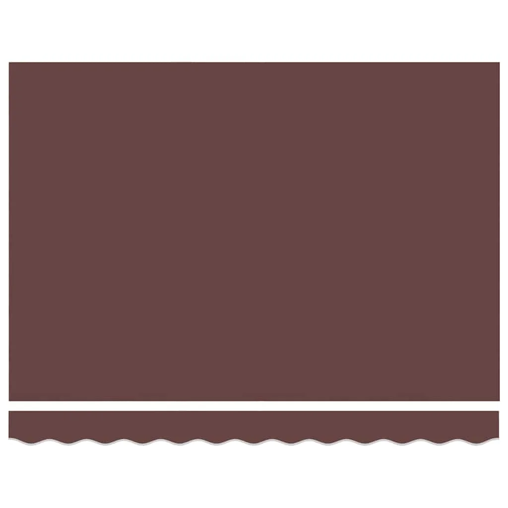 Barna kézzel kihúzható napellenző 300 x 250 cm