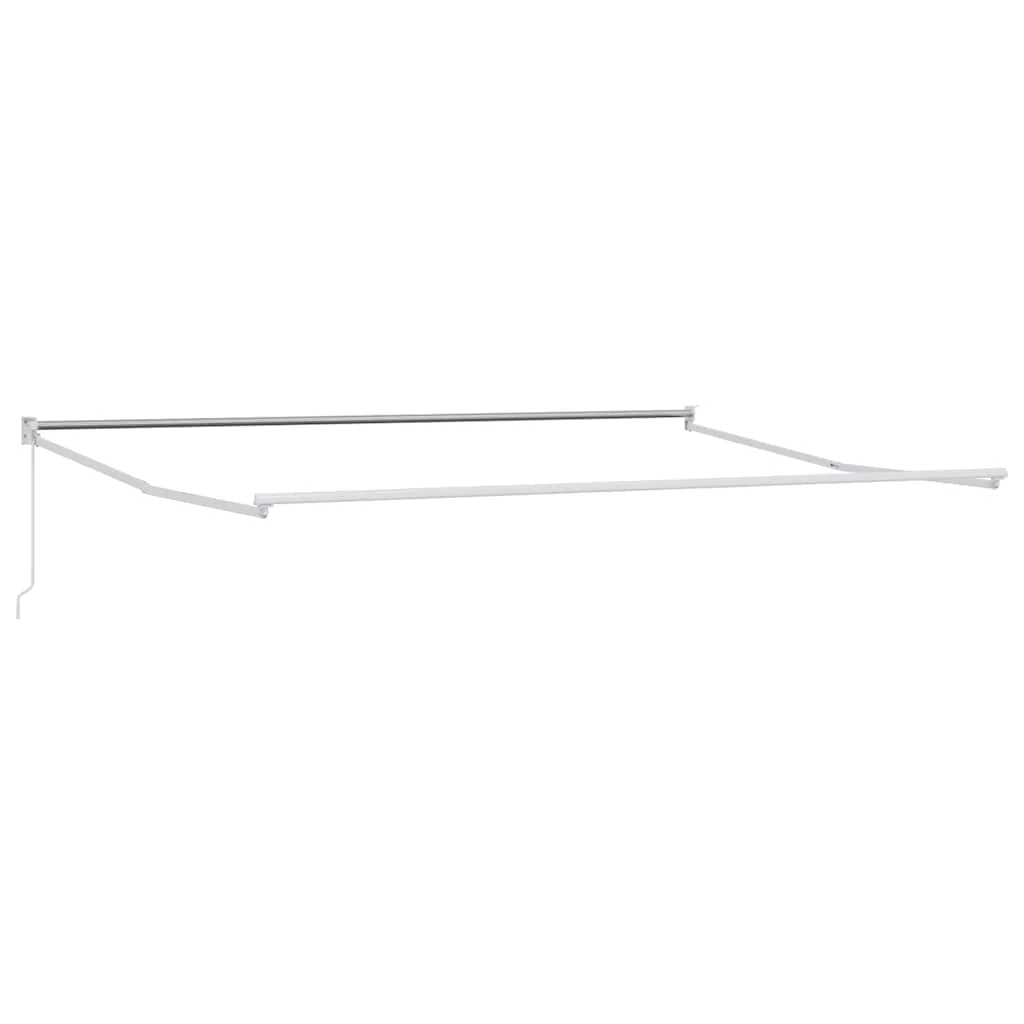 Barna kézzel kihúzható napellenző 500 x 300 cm