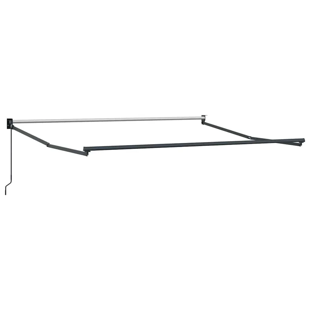 Barna kézzel kihúzható napellenző 300 x 250 cm