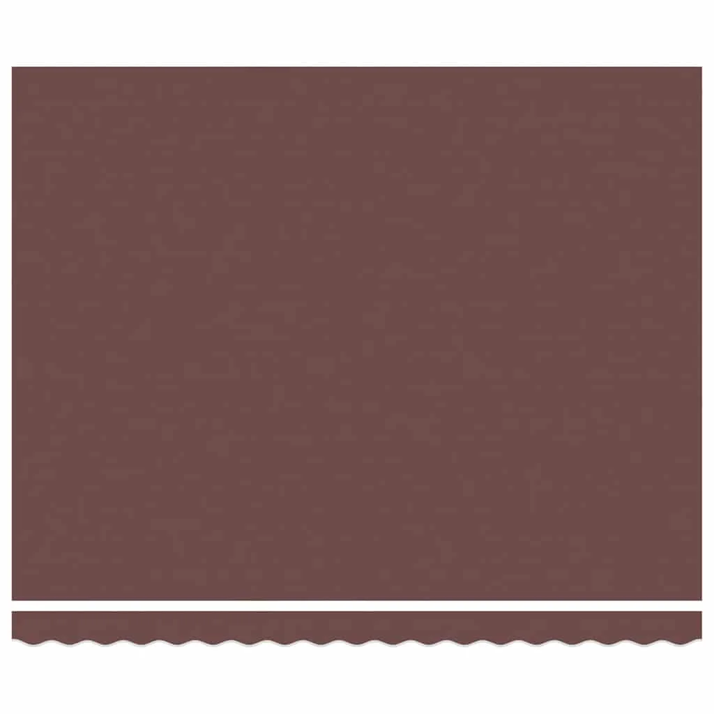 Barna kézzel kihúzható napellenző 400 x 300 cm