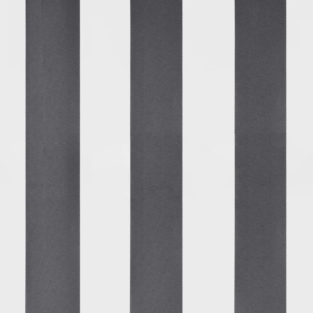 Antracitszürke-fehér LED-es kézi napellenző 450 x 350 cm
