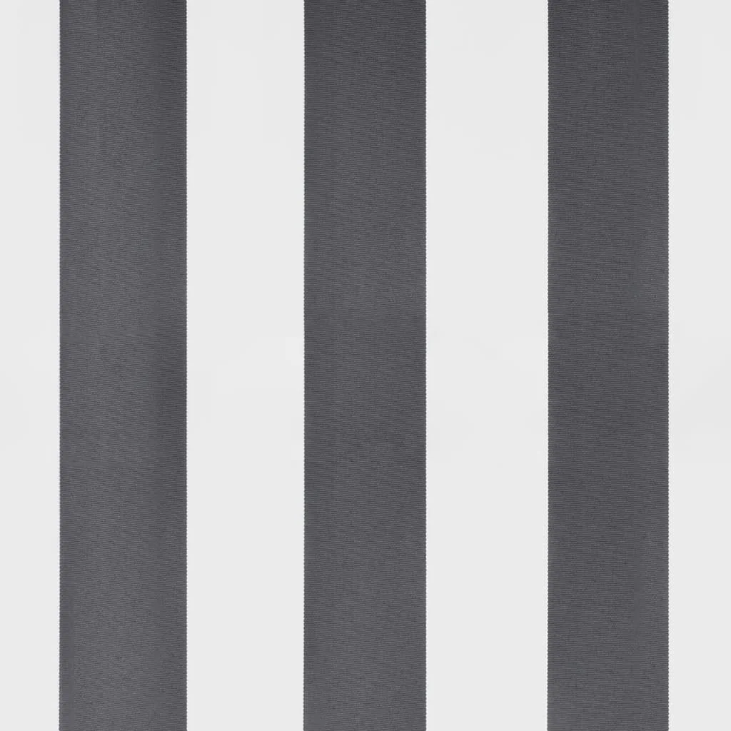 Antracitszürke-fehér automata kihúzható napellenző 450 x 350 cm