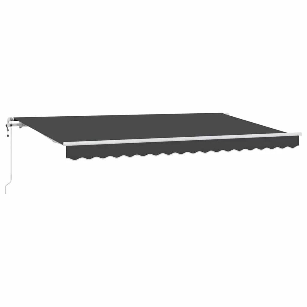 Behúzható napellenző Antracit 400 x 200 cm szövet