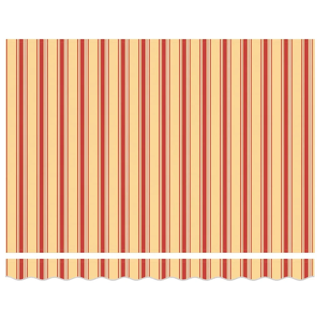 Behúzható napellenző Sárga és narancs 350 x 250 cm