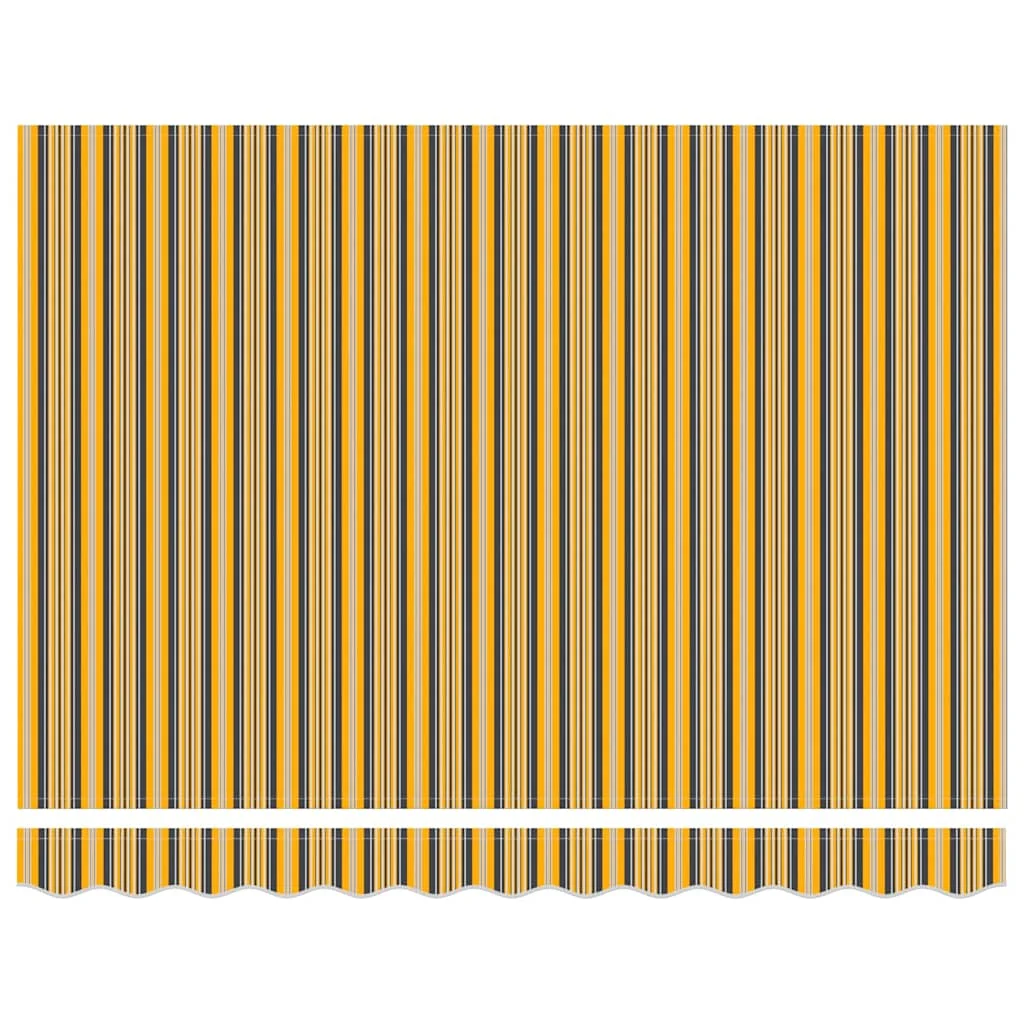 Kézi behúzható napellenző LED színes csíkkal 350x250 cm