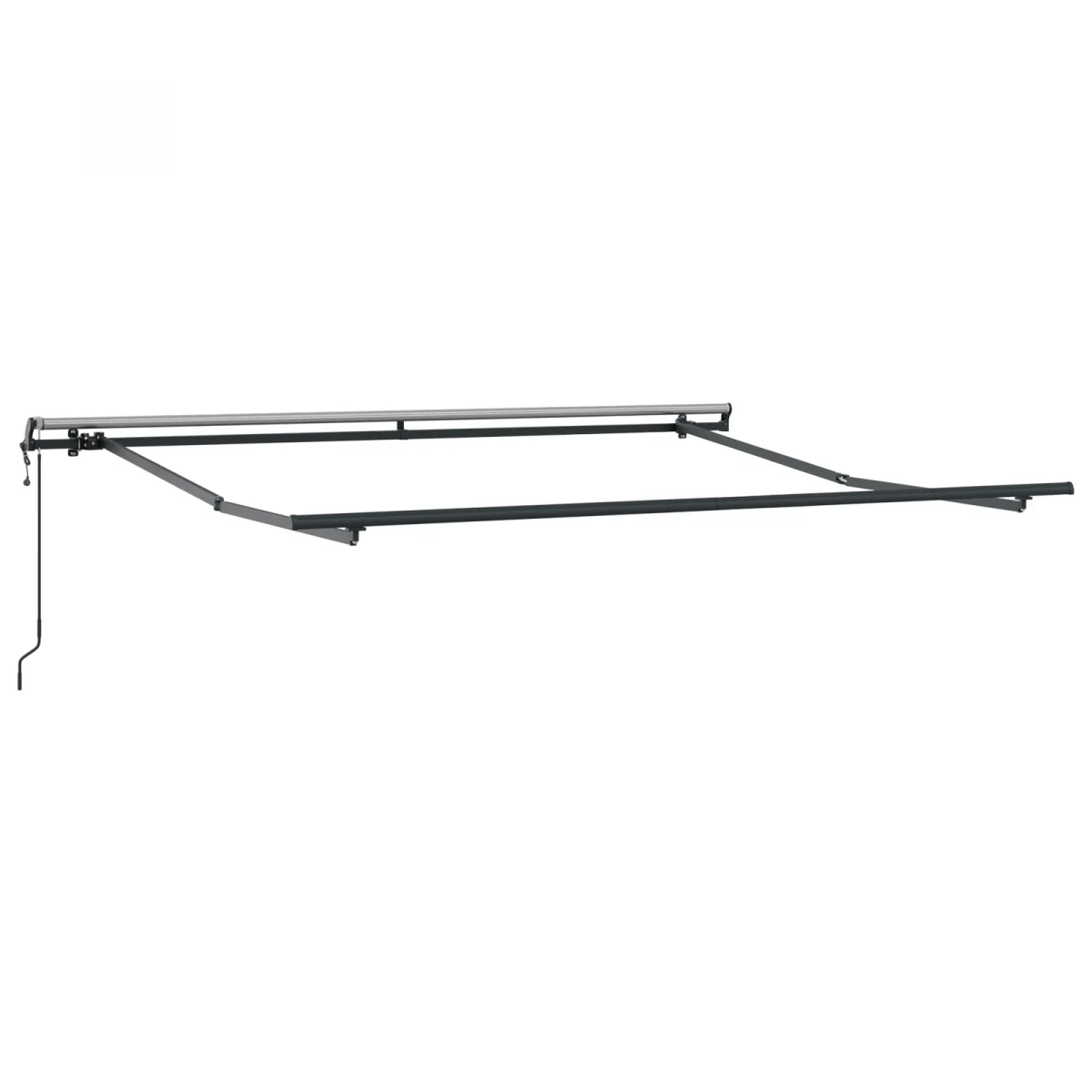Automatikus Behúzható Napellenző Piros 350x250 cm