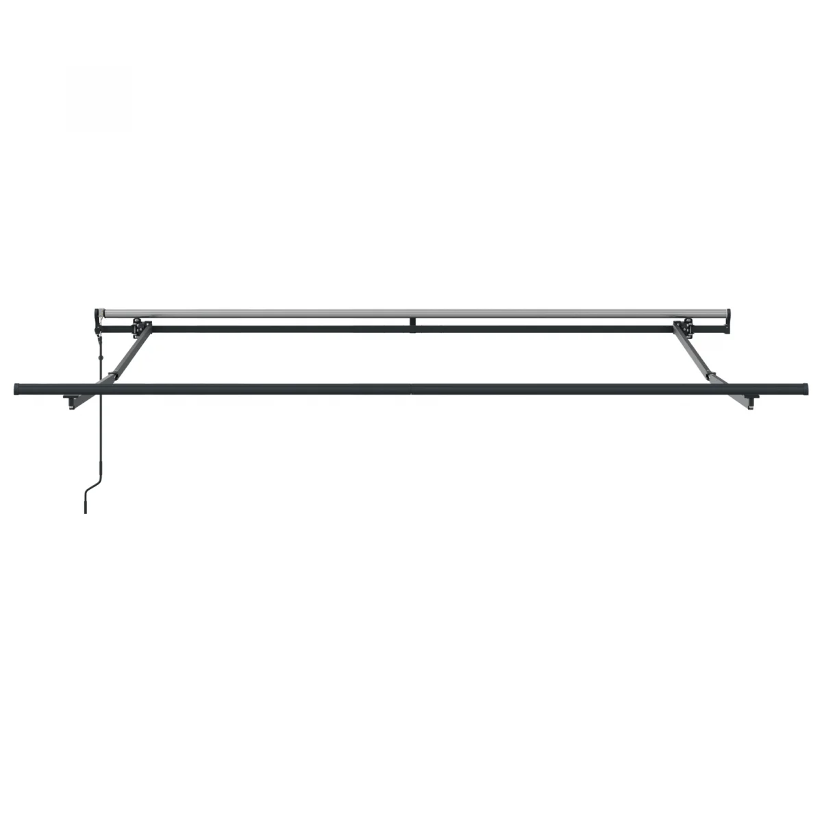 Automatikus Behúzható Napellenző Piros 350x250 cm
