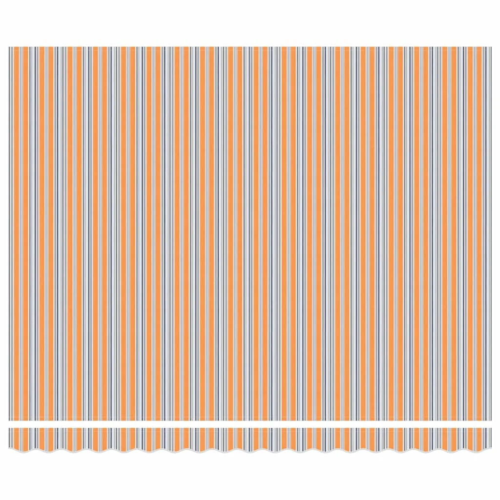 Behúzható napellenző Tengerkék 400x300 cm Fém és szövet