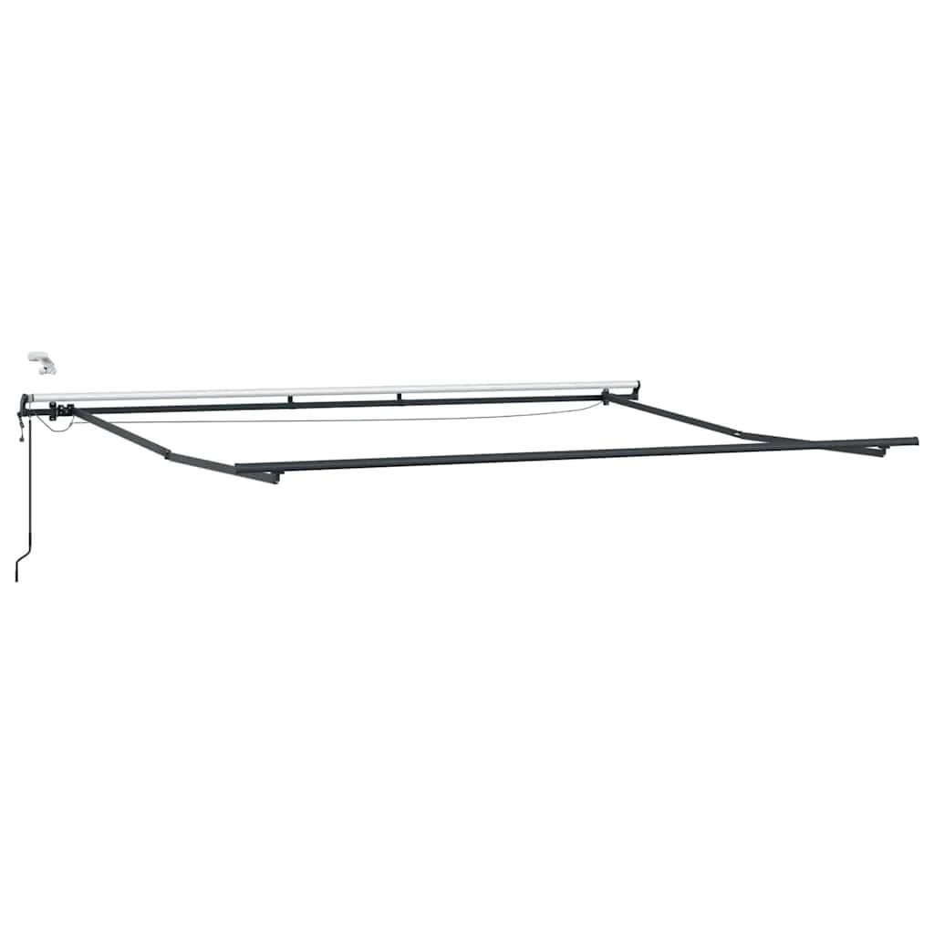 Automatikus Behúzható Napellenző LED világítással Fehér 400x300 cm