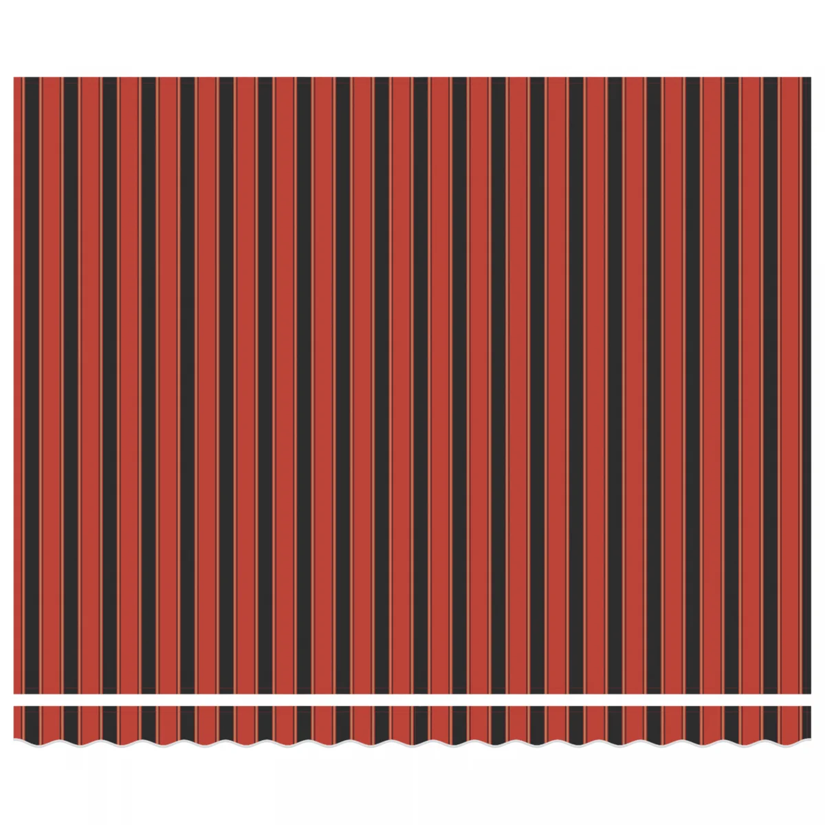 Manuális Behúzható Napellenző LED-del Sárga és Narancs 400x350 cm