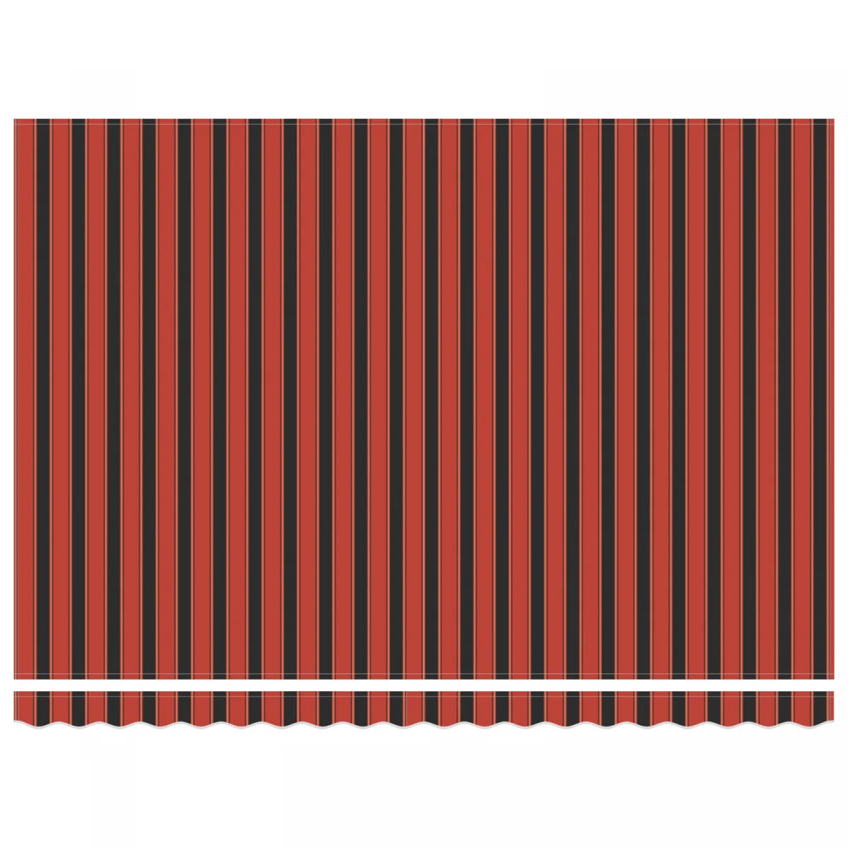 Kézi behúzható napellenző LED világítással, narancs és barna 450x300 cm