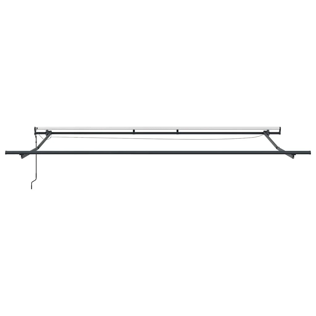 Automatikus Behúzható Napellenző LED világítással narancssárga és barna színben, 450 x 300 cm