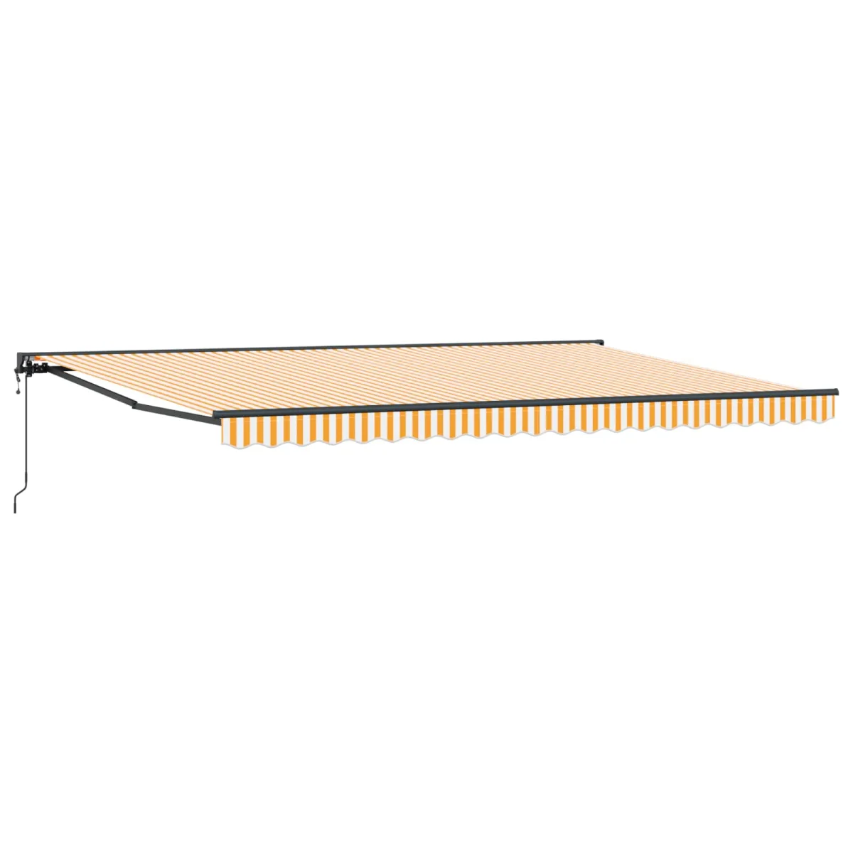 Napernyő keret Sárga és Fehér 500 × 300 cm